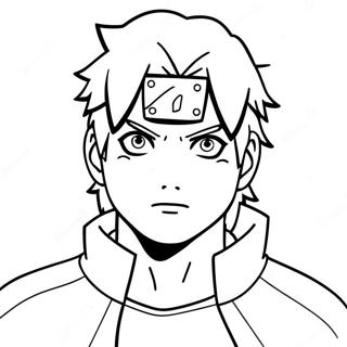 Boruto V Deistvii Dlia Raskraski 98829 37579