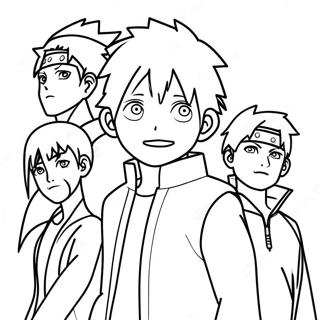 Boruto S Druziami Dlia Raskraski 98830-37583