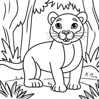 Igrivaia Puma V Dzhungliakh Raskraska 98881-37617