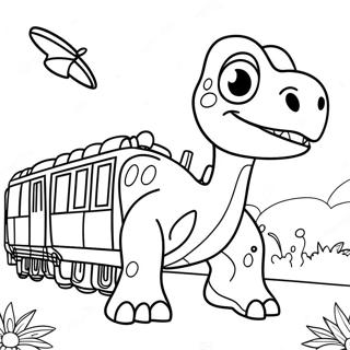 Raskraska Poezda Dinozavrov 98905-37636