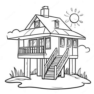 Raskraska Solnechnogo Pliazhnogo Doma 9958 1666