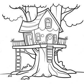 Raskraska Ocharovatelnogo Domika Na Dereve 9959 815