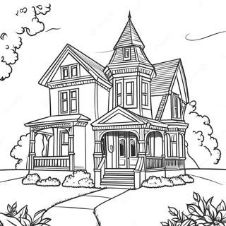 Raskraska Iarkogo Viktorianskogo Doma 9960 306